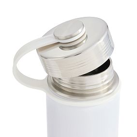 White Slim Water Bottle