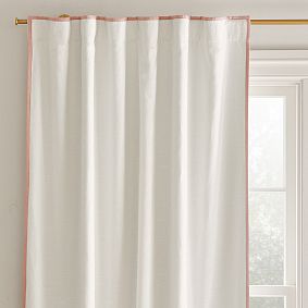 Evelyn Linen Piped Blackout Panel