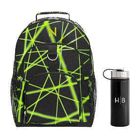 Gear-Up Neon Laser Tag Backpack &amp; Water Bottle Bundle
