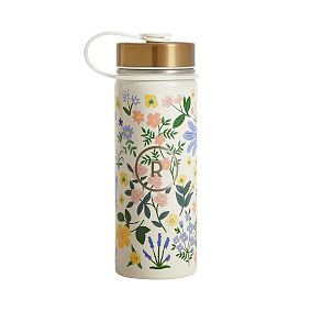 Rifle Paper Co. Bramble Fields Cream Slim Water Bottle