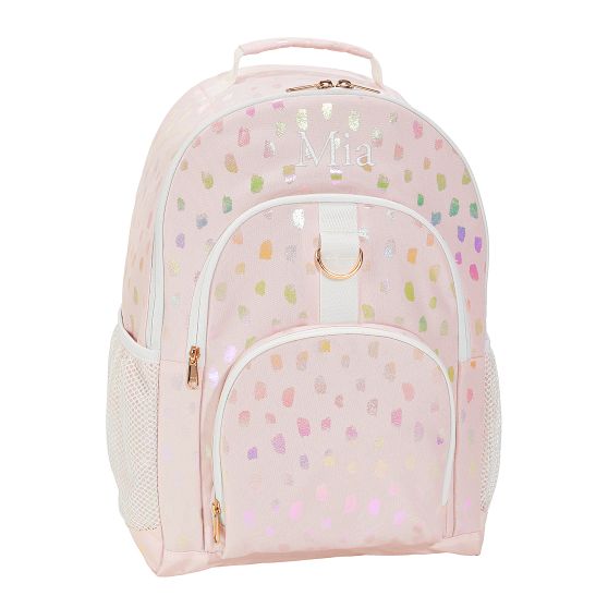 Gear-Up Iridescent Blush Brushstroke Backpack | Pottery Barn 