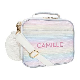 Gear-Up Metallic Ombre Stripes Cold Pack Lunch Box