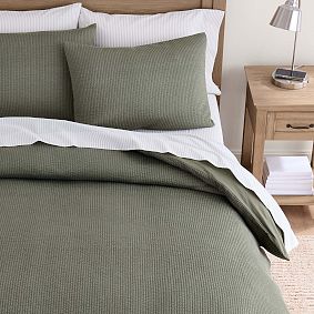 Denim Textured Standard Sham