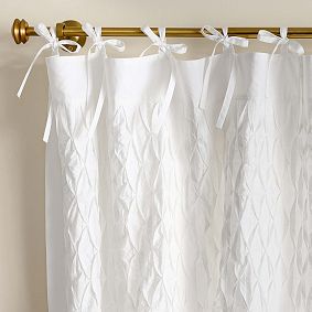 Smocked Top Light-Filtering Curtain