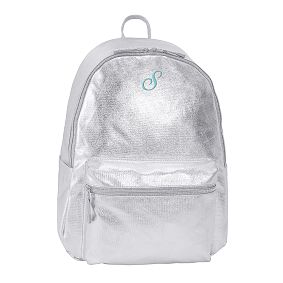 Colby Metallic Silver Backpack