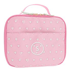 Colby Roller Rabbit Pink Hearts Cold Pack Lunch Box