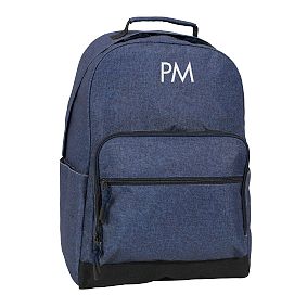 Gear-Up Heathered Navy Backpack, Large