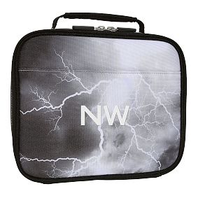 Gear-Up Storm Black &amp; White Lunch Box