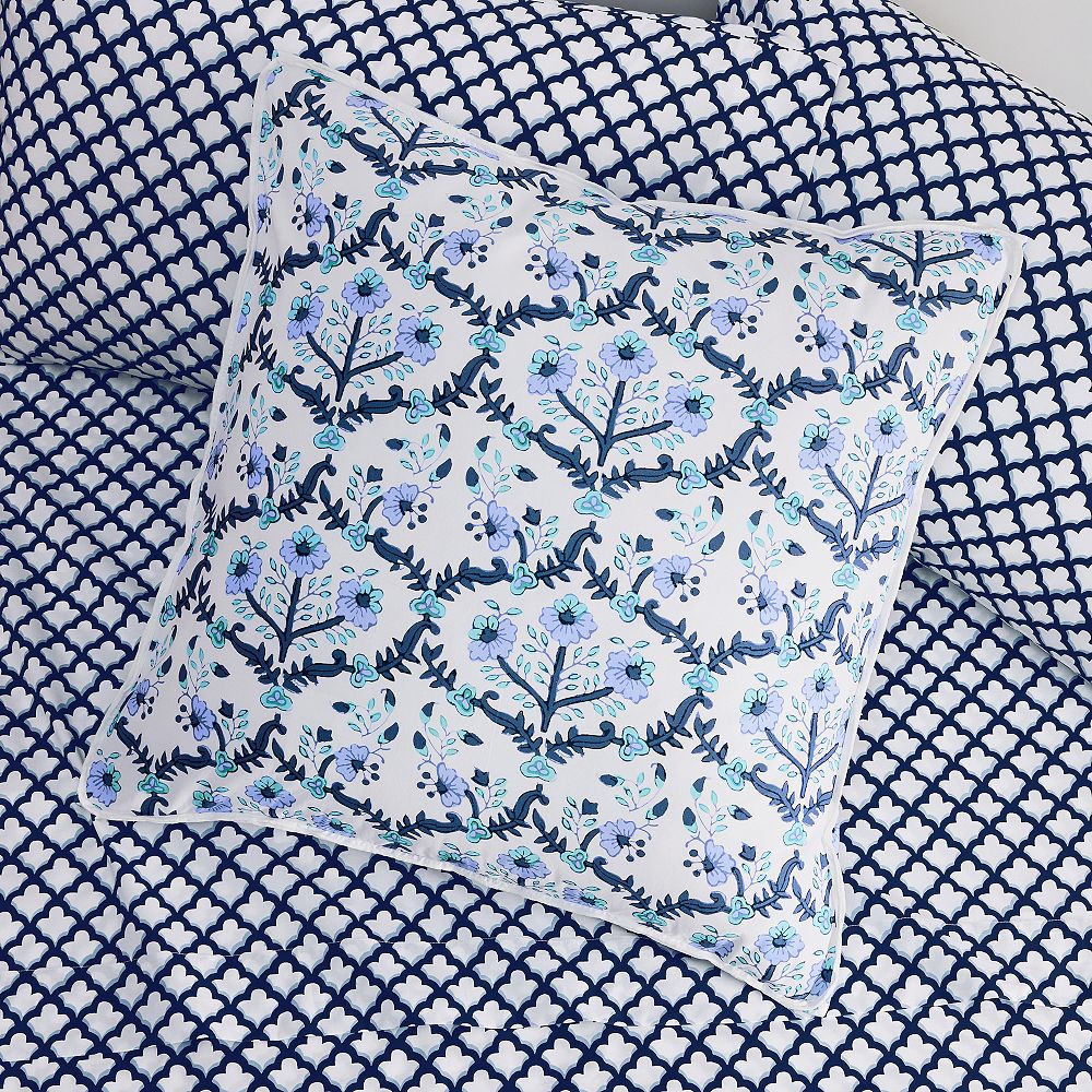 Roller Rabbit Hampton Euro Pillow Cover | Pottery Barn Teen