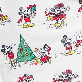 Disney Mickey Mouse Holiday Flannel Pajama Set