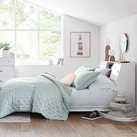 Blush and Gray Abstract Stones Framed Art