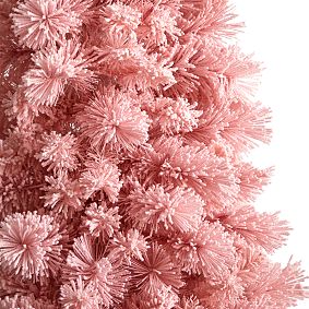 Pink Flocked Christmas Tree (7 Ft.)