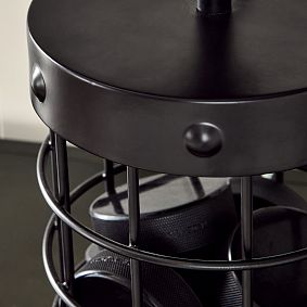 Metal Grid Collector Table Lamp (22")