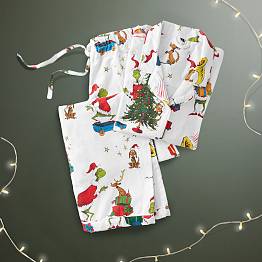 Dr. Seuss's The Grinch™ & Max™ Organic Flannel Pajama Set