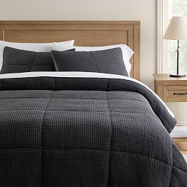 Waffle Jersey Back Comforter