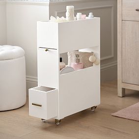 Glam Compact Beauty Storage Cart (18"x26")