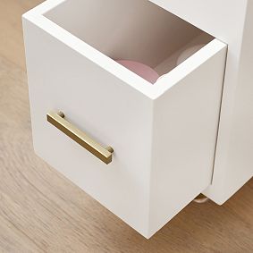 Glam Compact Beauty Storage Cart (18"x26")