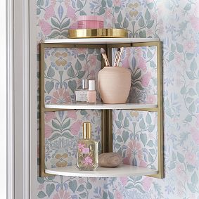 Glam Corner Shelf (10"x16")