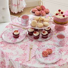 LoveShackFancy Porcelain Scalloped Salad Plates - Set of 4