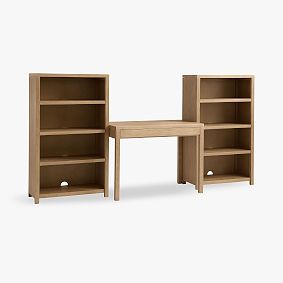 Costa Writing Desk &amp; Bookcase Set (100")