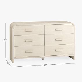 Clio Rounded Dresser (56w x 19d&quot;)