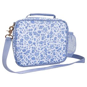 Gear-Up Blue Ditsy Cold Pack Lunch Box