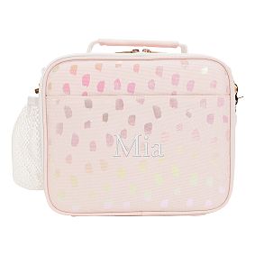 Gear-Up Iridescent Blush Brushstroke Lunch Box