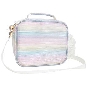 Gear-Up Metallic Ombre Stripes Cold Pack Lunch Box