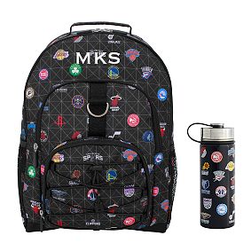 Gear-Up NBA Backpack and Slim Water Bottle Bundle