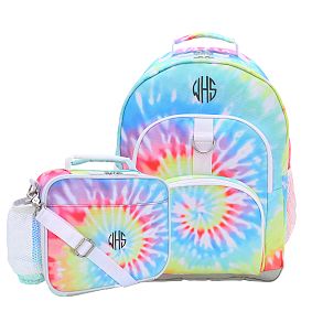 Rainbow Tie-Dye Backpack &amp; Cold Pack Lunch Bundle