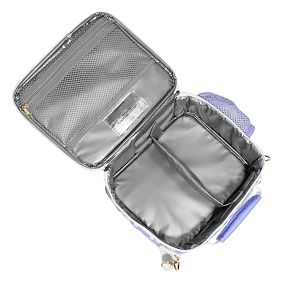 Gear-Up Lavender Metallic Leopard Cold Pack Lunch Box