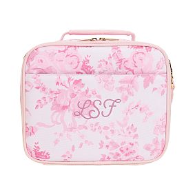 Gear-Up LoveShackFancy Pink Damask Cold Pack Lunch Box