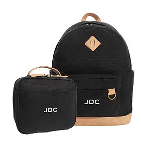 Northfield Unwashed Black Backpack and Cold Pack Lunch Box Bundle