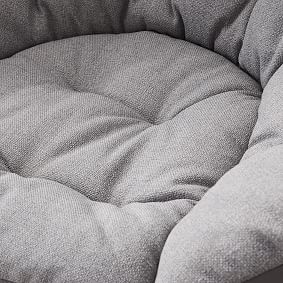 Simple Basketweave Silver Hang-A-Round Chair