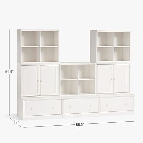 Cameron Wall 3-Drawer Base Wall System (88.5")