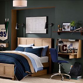 Closed Storage Wall Desk