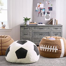 Large Soccer Bean Bag Chair