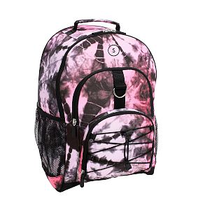 Gear-Up  Santa Cruz Tie-Dye Backpack, Pink/Black
