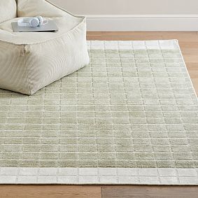 Grid Border Rug