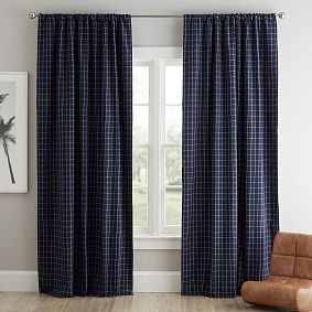 Windowpane Blackout Curtain 