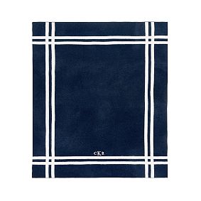 Blake Border Knit Throw