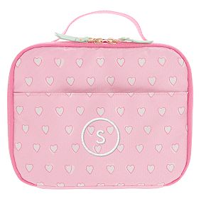 Colby Roller Rabbit Pink Hearts Cold Pack Lunch Box