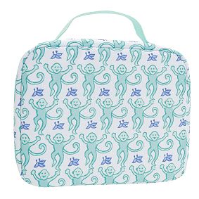 Colby Roller Rabbit Teal Monkey Cold Pack Lunch Box