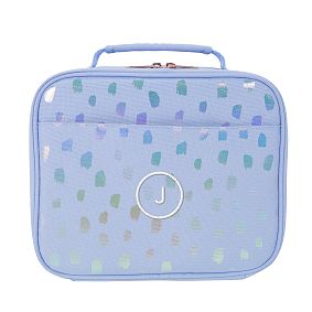Gear-Up Iridescent Blue Brushstroke Cold Pack Lunch Box