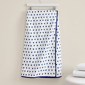 Roller Rabbit Hearts Bath Wrap &amp; Shower Caddy Set