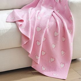 Roller Rabbit Hearts Throw