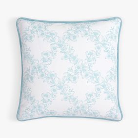 Trellis Toile Euro Pillow Cover