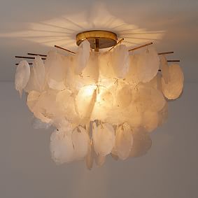 Open Box: Large Capiz Chandelier (22")