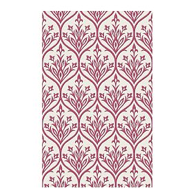 Preppy Blossoms Wool Rug