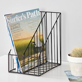Wire Double Magazine Holder